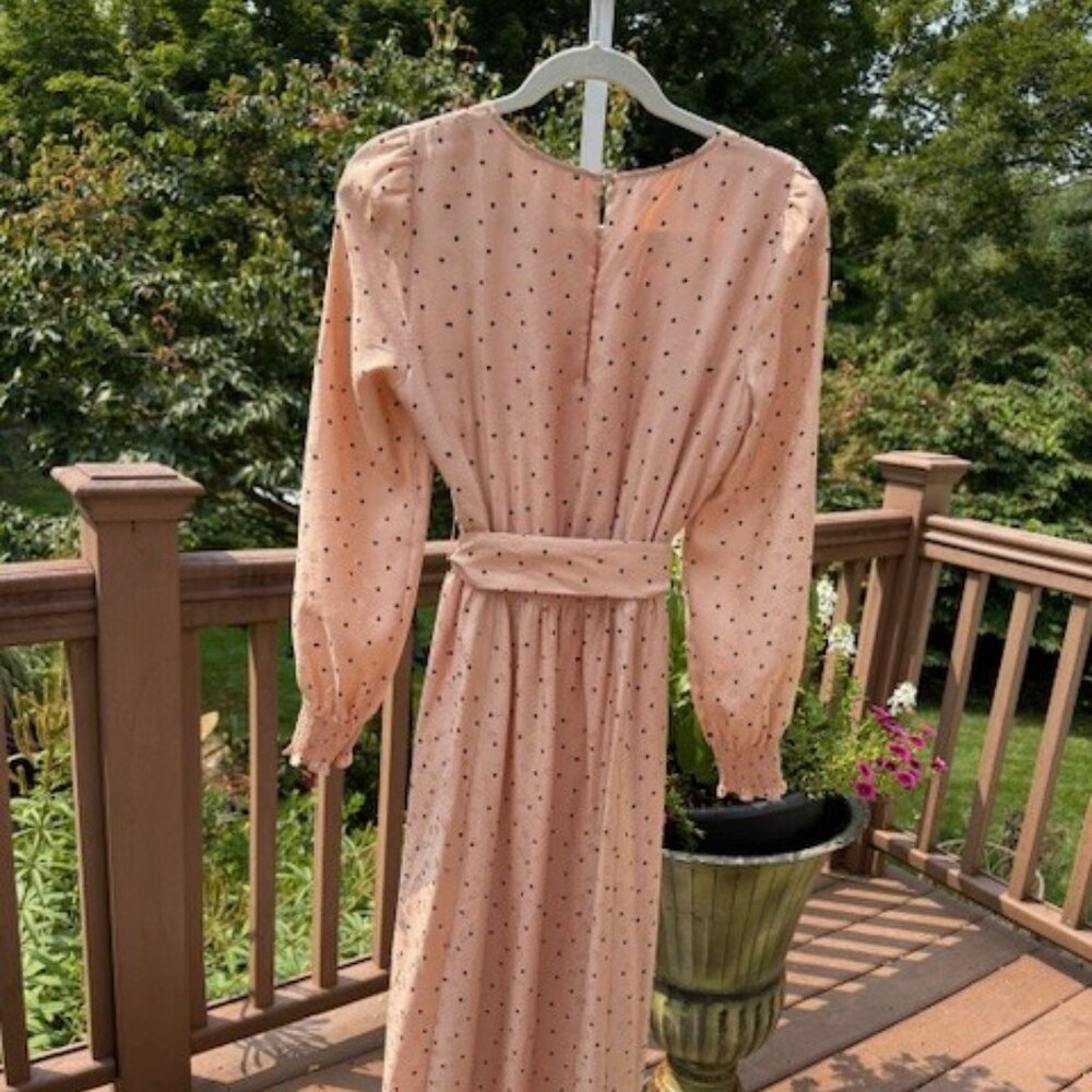 Sezane Justine Silk L/S Midi Dress - Picture 3 of 6
